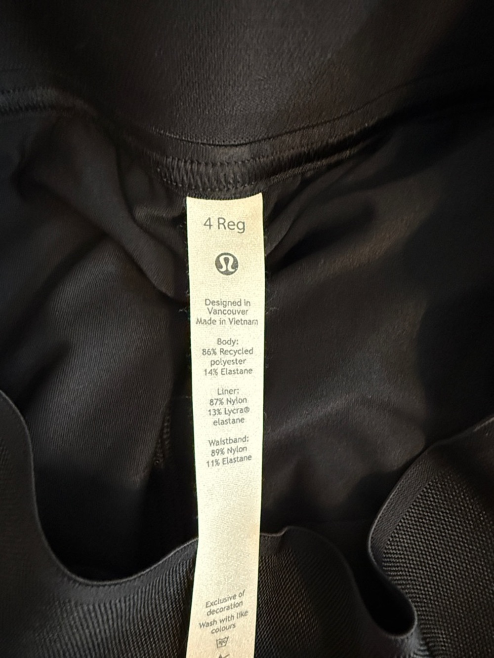 Lululemon Court Rival High-Rise Skirt size: 4 Black NWOT - Picture 9 of 9